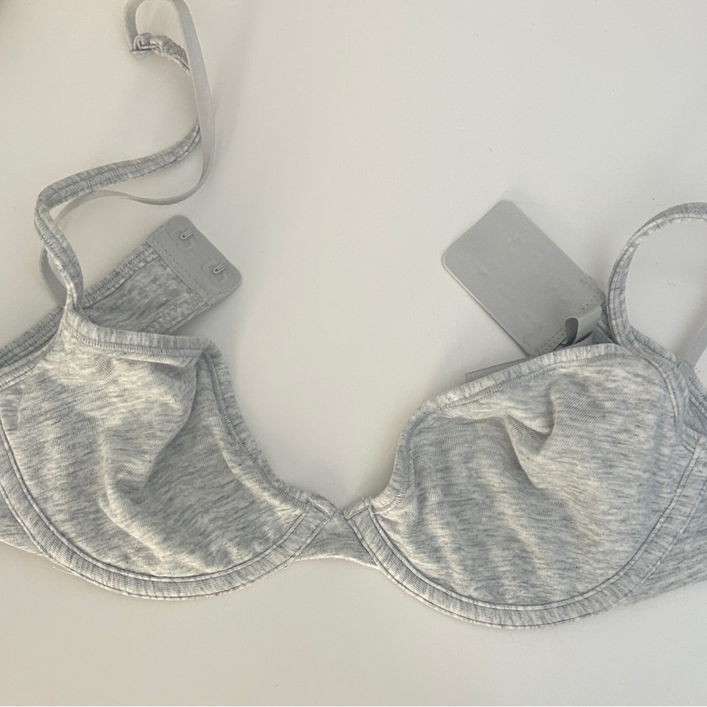 Everyday Light Gray Underwire Bra - Soft Support